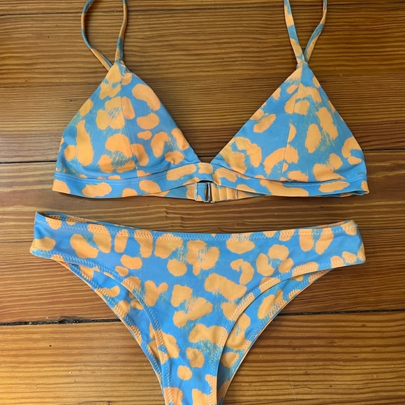 Blackbough | Swim | Blackbough Baby Blue Splash Bikini | Poshmark